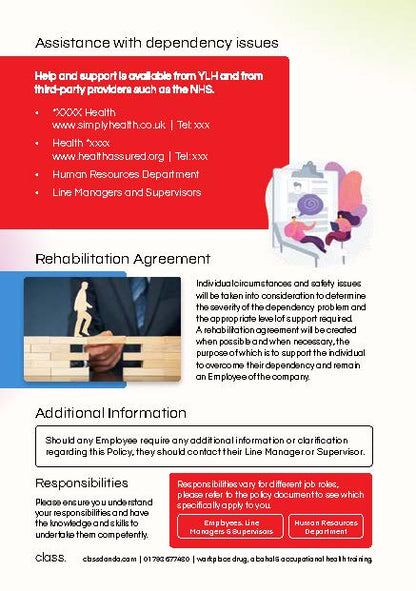 Organisation Customised Policy - Workplace Folded Leaflet